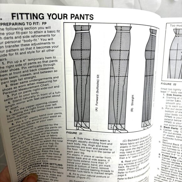 Couturier Sewing Pattern 111B Straight Leg Tailored Pants by Leonora Johnson Vtg - Picture 9 of 12